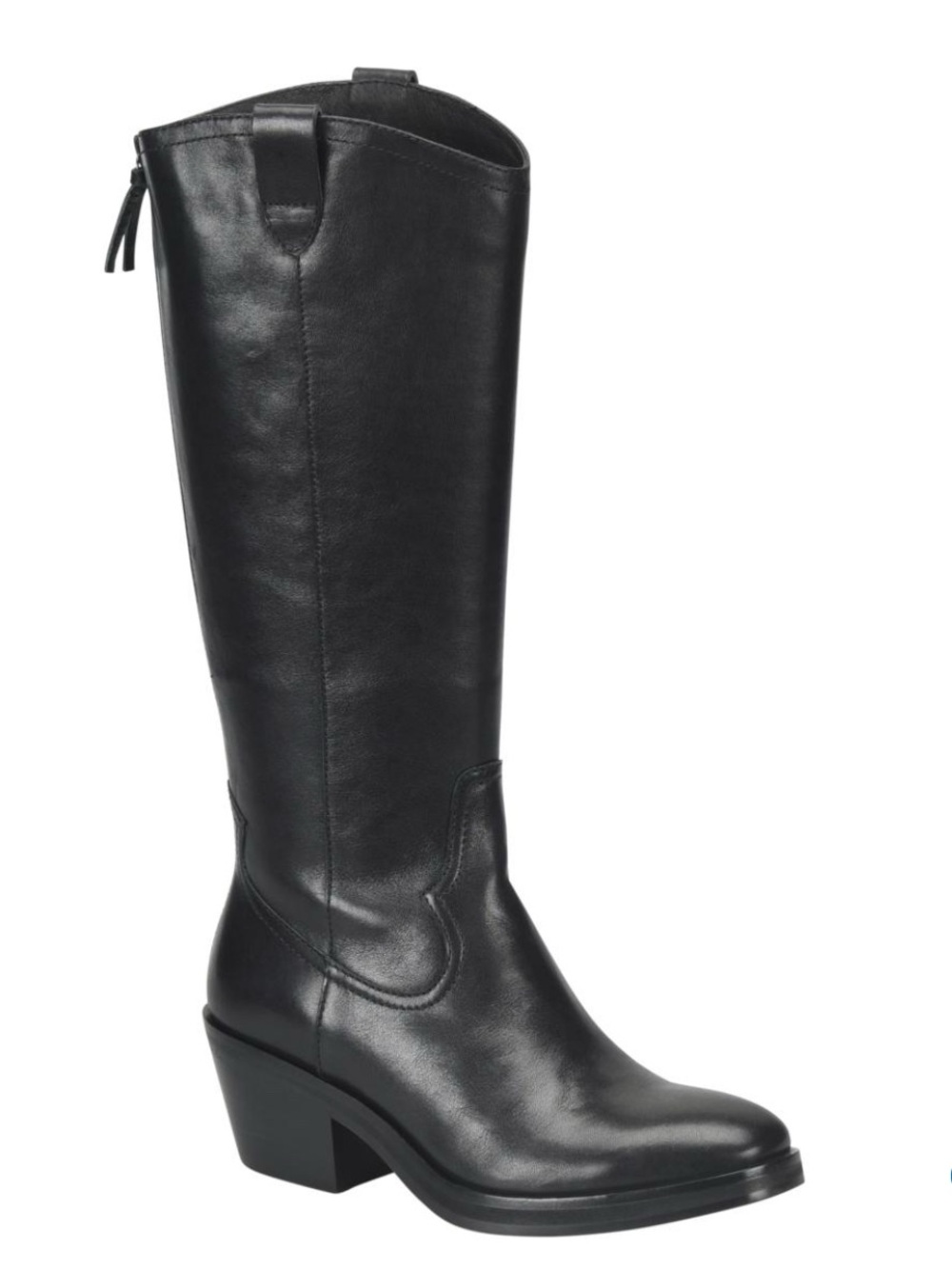 Sofft Shelby Tall Western-Inspired Boot Black Size 11